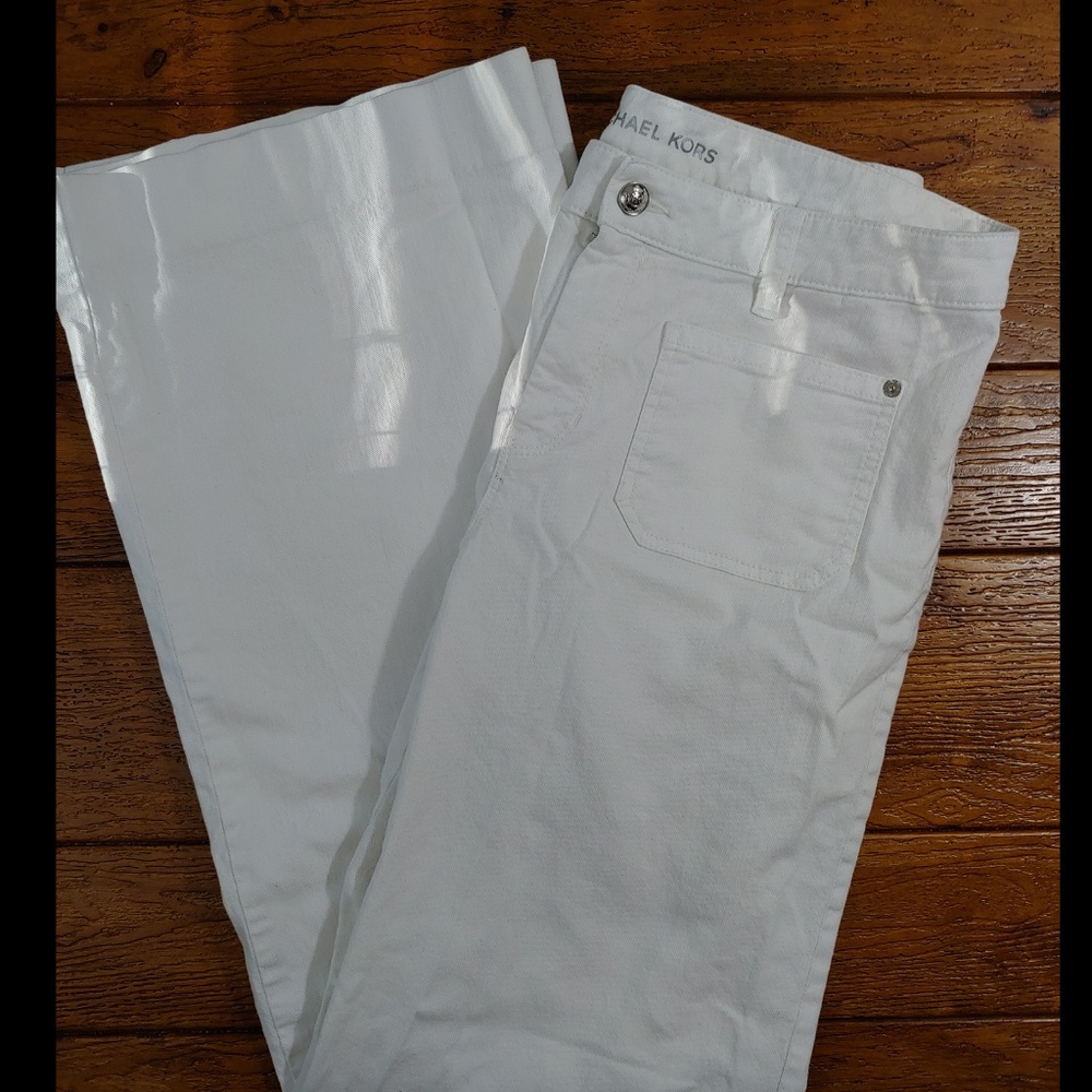 Micheal Kors White Jeans Size 12